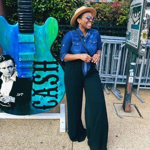 Tan Camel Women Belt Buckle Fedora Hat